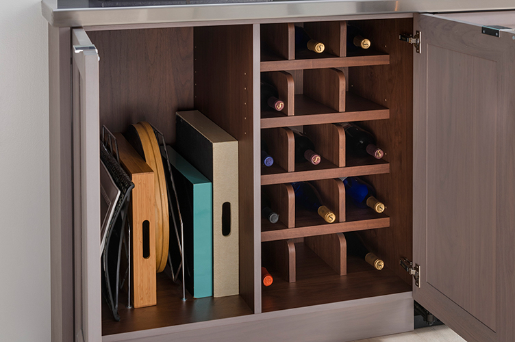 Tray Partitions and Wine Rack